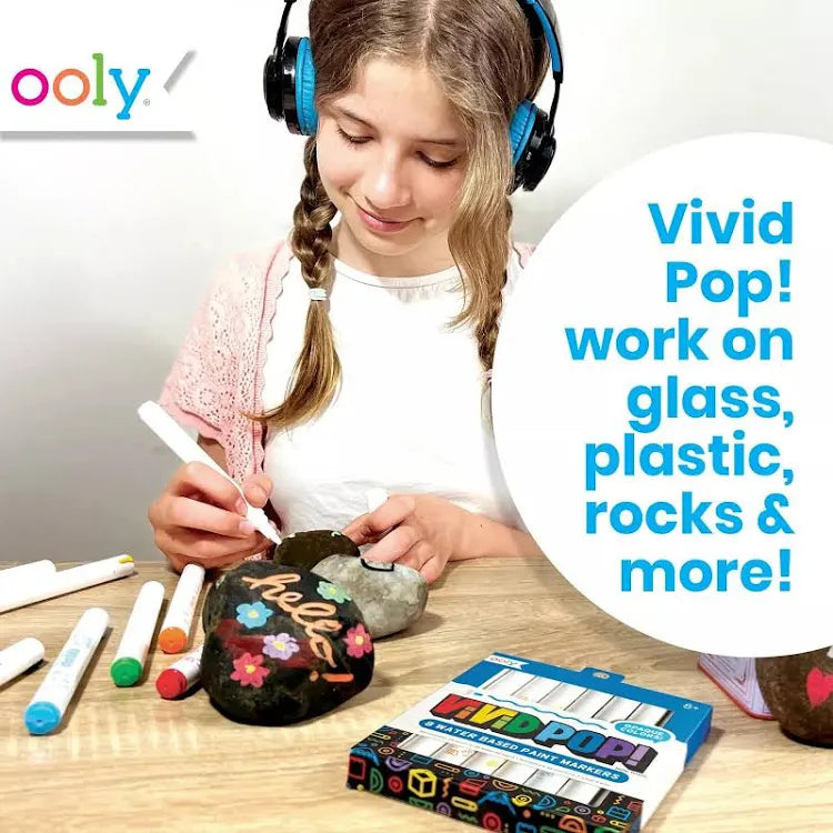 Ooly Vivid Pop! Water Based Paint Markers