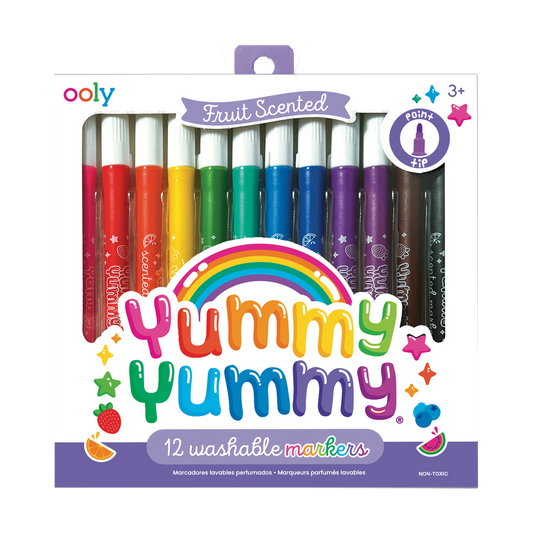 Ooly Yummy Yummy Fruit Scented 12 Washable Markers