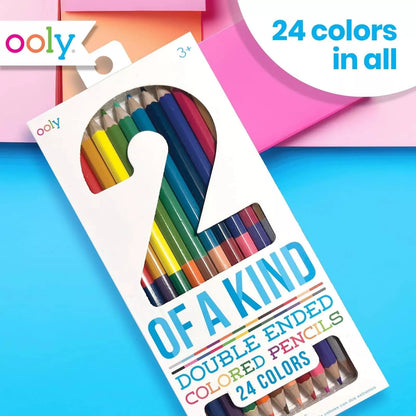 Ooly 2 Of A Kind Double-Ended Colored Pencils