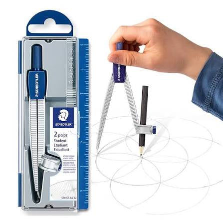 2 Piece Student All Metal Compass Adapter