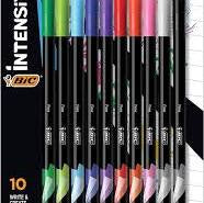 BiC Intensiry Fineliner 10ct 0.4mm