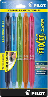 Pilot FriXion Ball Clicker Erasable & Retractable Pens