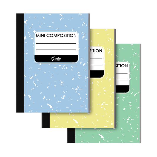 iScholar Mini Composition Book (4.5″ X 3.25″) College Ruled - 60 Sheets