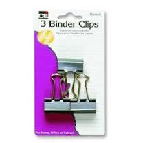 CLI 3 Binder Clips