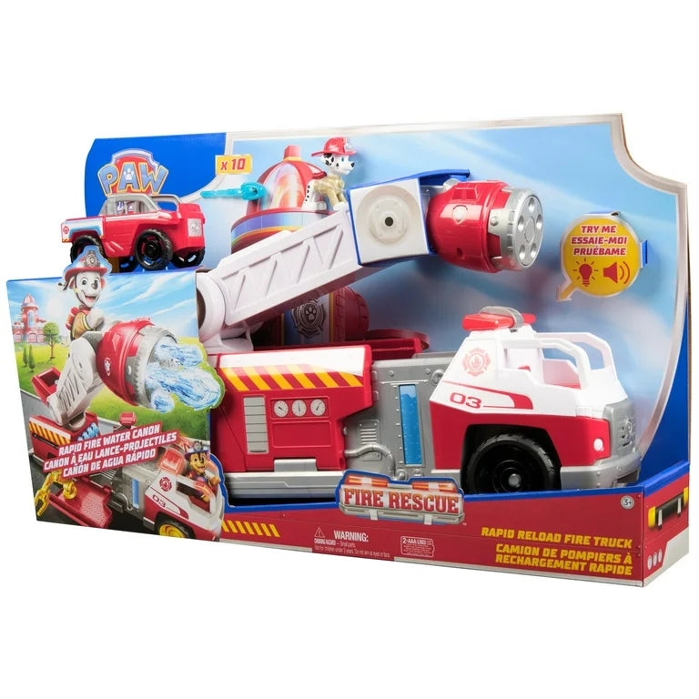 Paw Patrol Fire Rescue Rapid Reload Fire Truck