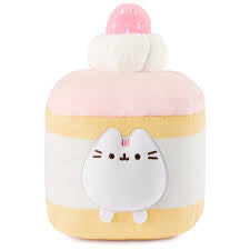 GUND Pusheen Strawberry Sponge Cake Plush