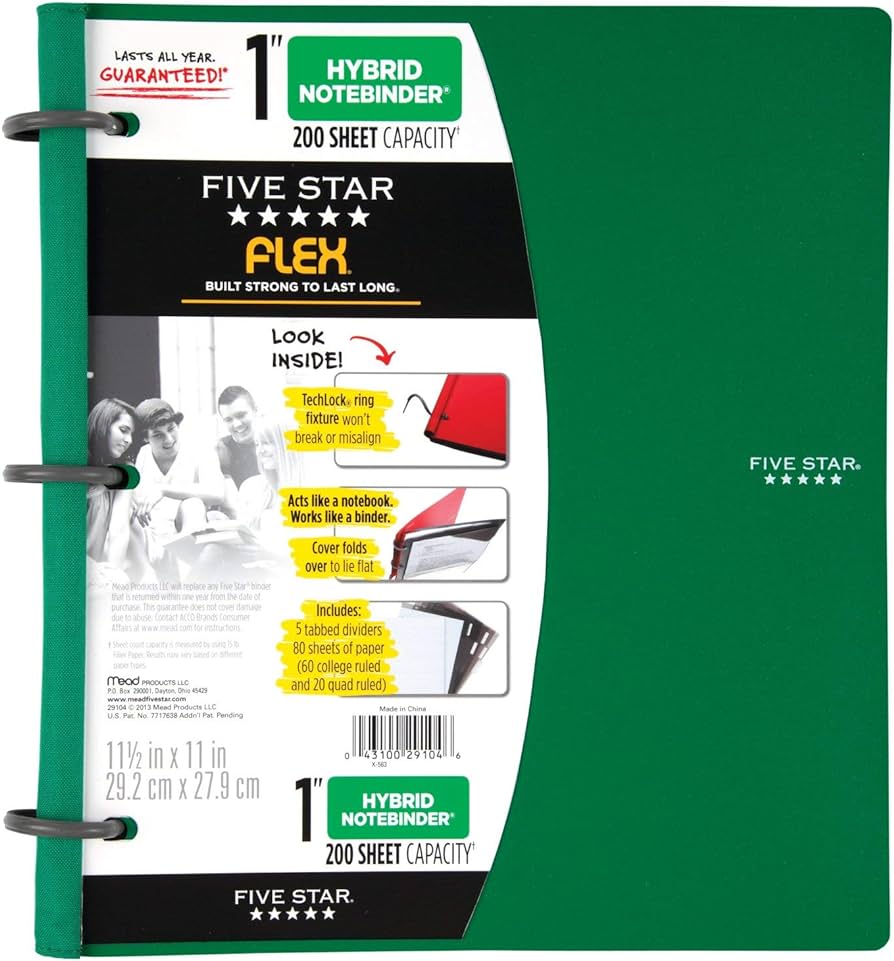 Five Star Flex Hybrid NoteBinder