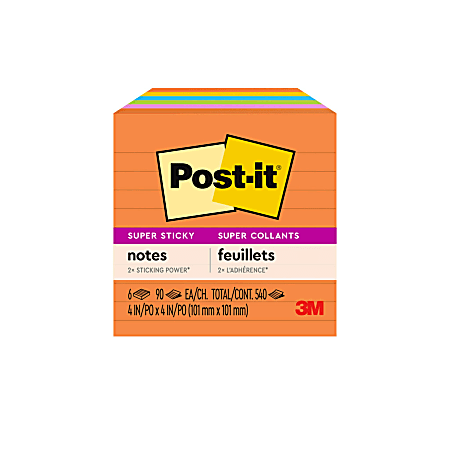 Post-it Super Sticky Notes