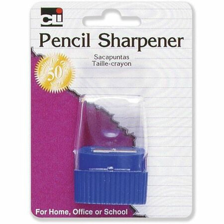 Pencil Sharpener With Shaving Receptacle & Cone Shape