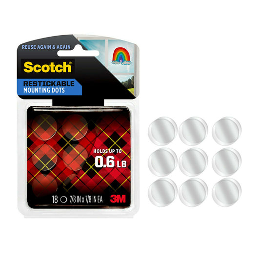 Scotch Restickable Mounting - Pack Of 18