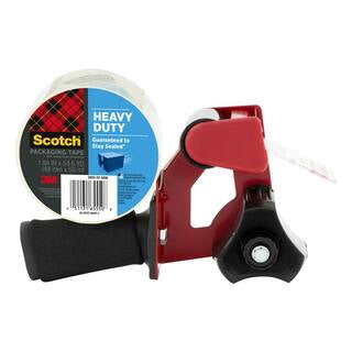 1.88 in. x 54.6 yds. Heavy Duty Shipping Packaging Tape with Dispenser