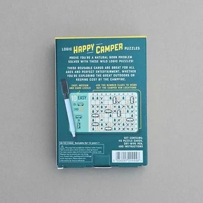 Professor Puzzle Happy Campef Logic Puzzle