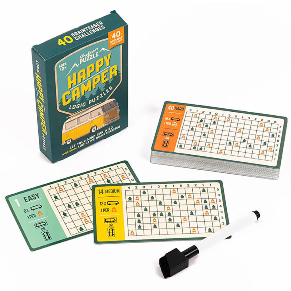 Professor Puzzle Happy Campef Logic Puzzle