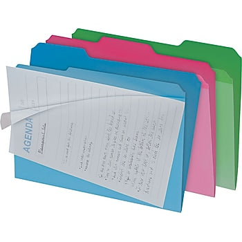 Clear View File Folders (6 Per Pack)