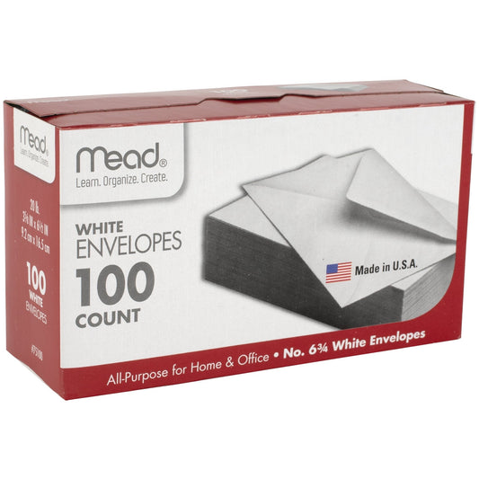 Mead White Envelopes