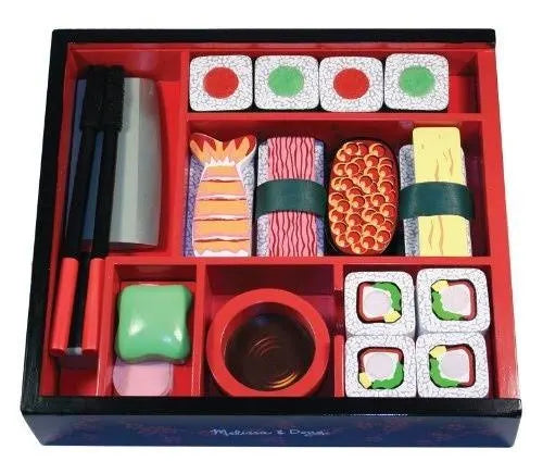 Melissa & Doug Wooden Sushi Slicing Playset