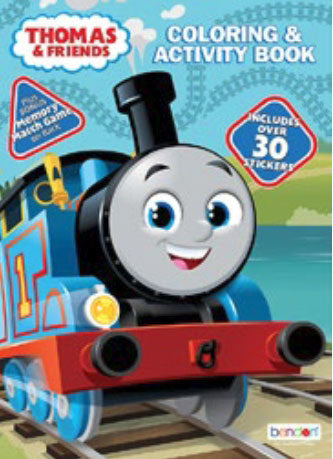 Bendon - Thomas & Friends Coloring & Activity Book With Stickers