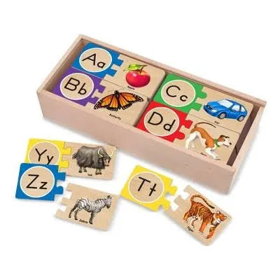 Melissa & Doug Self-Correcting A-Z Letter Puzzles