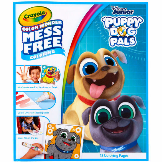 Crayola Puppy Dog Pals, Color Wonder Book - Mess Free