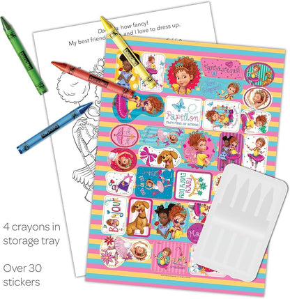 Disney Junior Fancy Nancy Coloring & Activity Book w/ Crayons - Stickers - Bendon