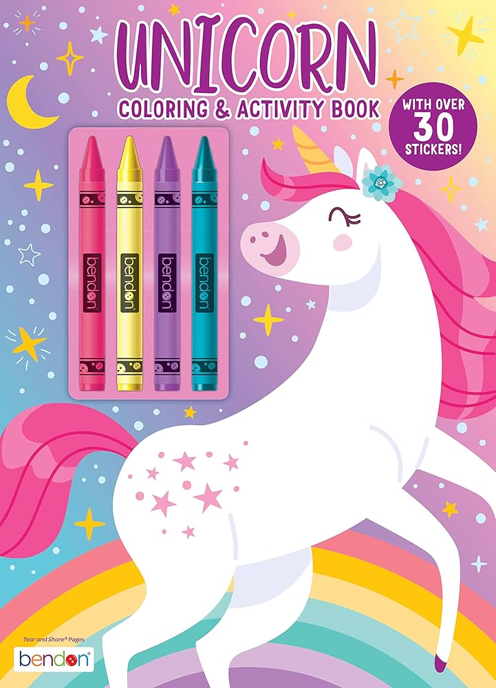 Bendon Unicorn Coloring & Activity Book