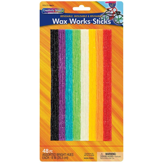 Creativity Street Wax Works Sticks (48 Pcs)