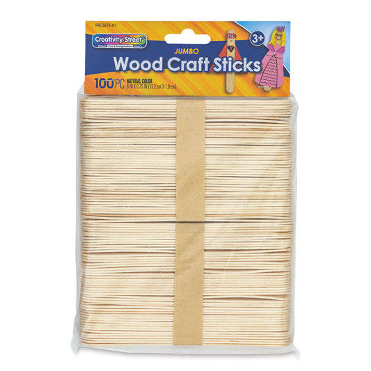 Creativity Street Natural Wood Craft Sticks