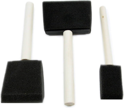 Crafter's Choice Foam Brush, 3-Pack Assorted Size