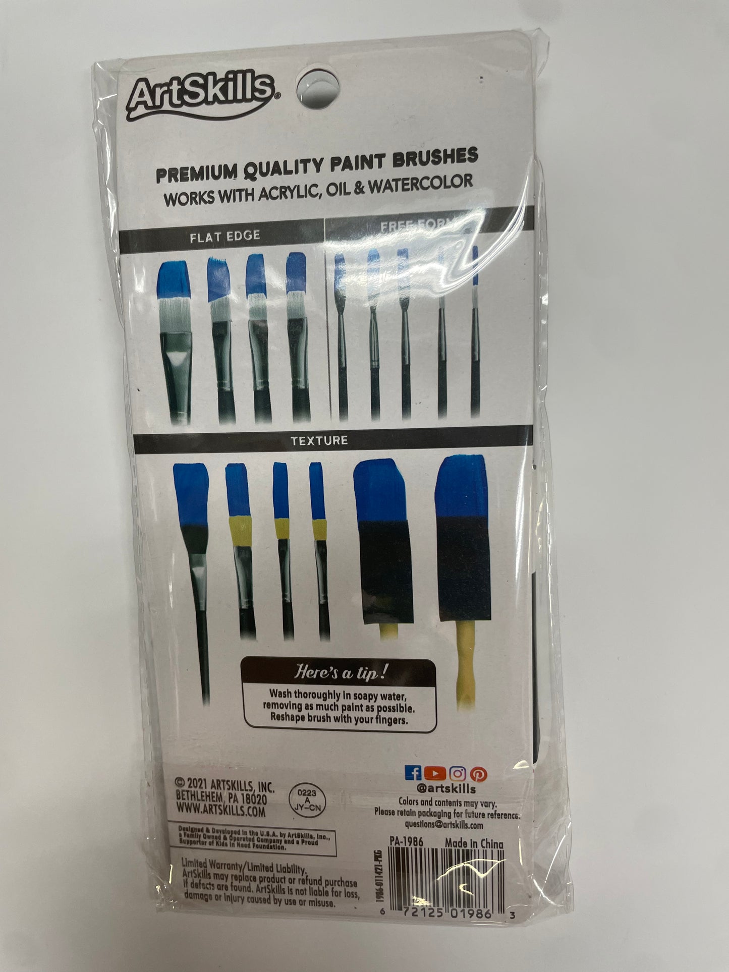 Artskills Paint Brushes Project Assortment (25 Pc)