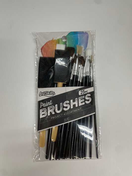 Artskills Paint Brushes Project Assortment (25 Pc)