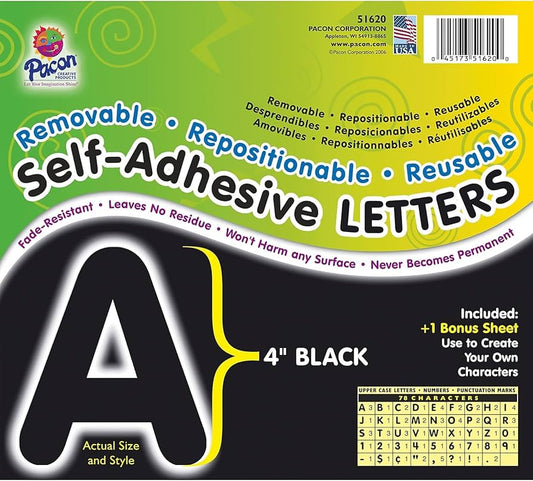 Pacon Self-Adhesive Letters