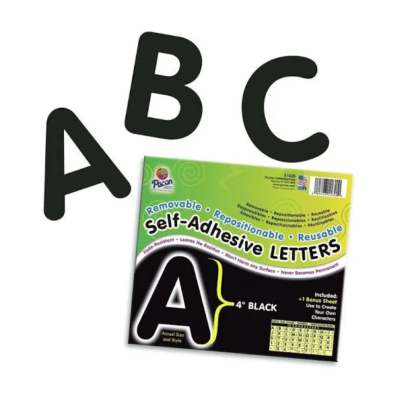 Pacon Self-Adhesive Letters