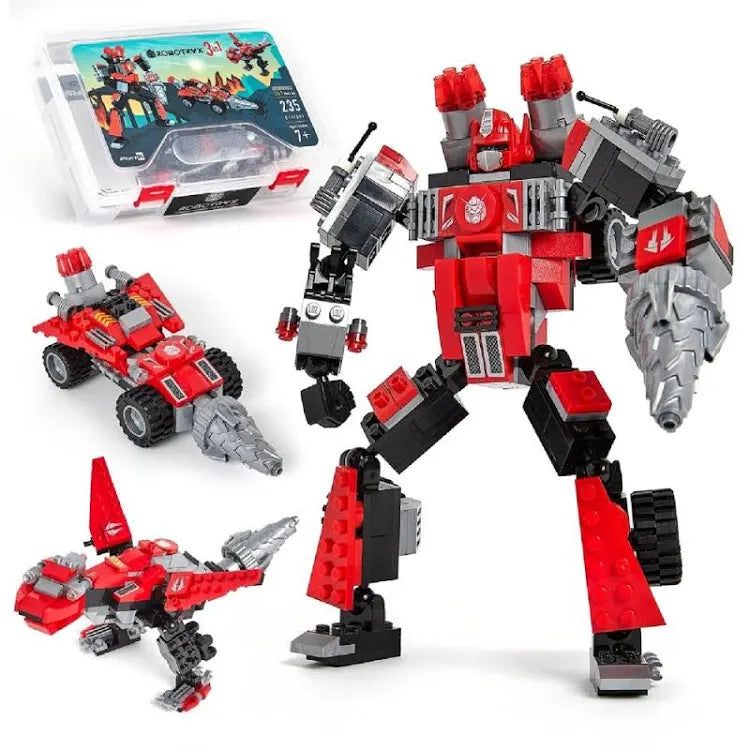 Jitterygit Robot Stem Toy 3 in 1 Fun Creative Set