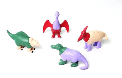 Mini Magnetic Mix Or Match Dinosaurs Set of 4 Dinosaurs