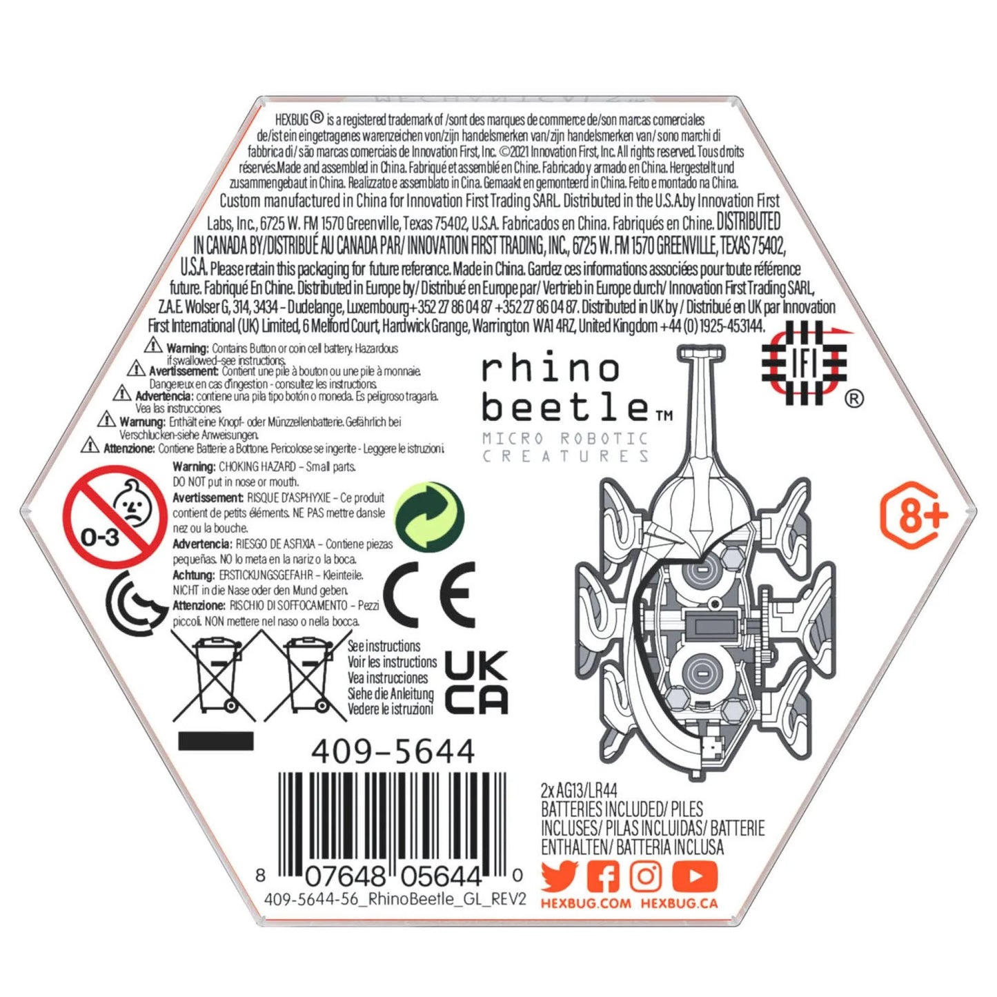 Hexbug Rhino Bettle