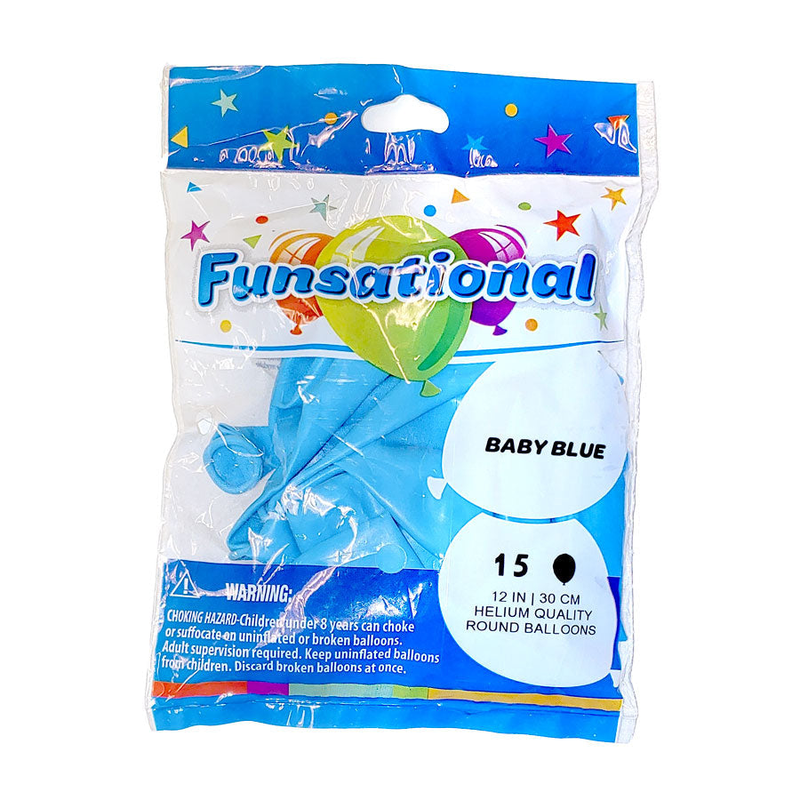 Funsational Latex Balloons (15 Pack) - Party Supplies Decorations