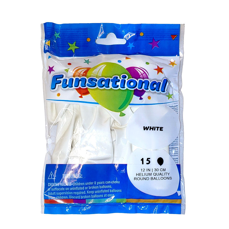 Funsational Latex Balloons (15 Pack) - Party Supplies Decorations