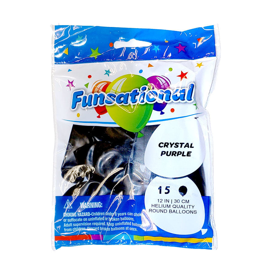 Funsational Latex Balloons (15 Pack) - Party Supplies Decorations