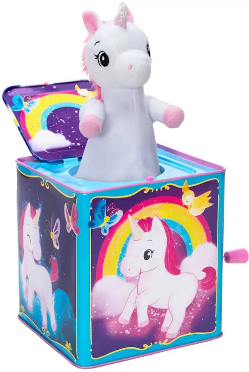 Schylling Unicorn Pop & Glow Jack in The Box