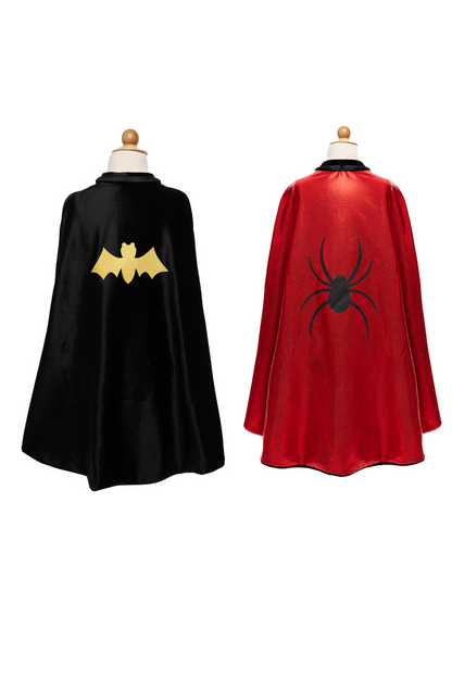 Reversible Spider/Bat Flowing Cape