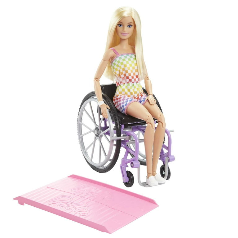 Barbie Fashionistas Doll #194 With Wheelchair & Ramp