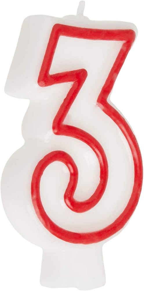 Amscan Birthday Candles- Numbers