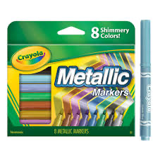 Crayola 8 Metallic Markers