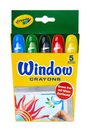 Crayola Window Crayons 5 Ct