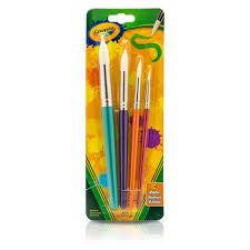 Crayola Watercolor Brushes 4 Ct