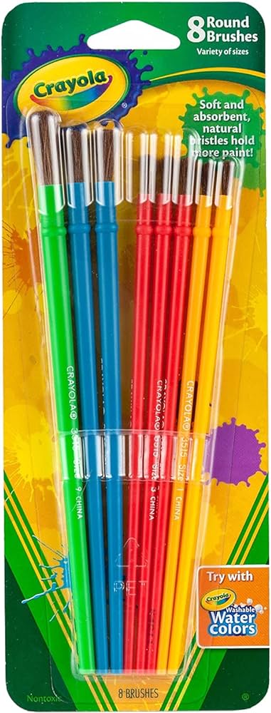 Crayola Brushes 8 Ct