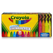 Crayola Sidewalk Chalk 64 Ct