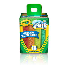 Crayola Sidewalk Washable Chalk 16 Ct