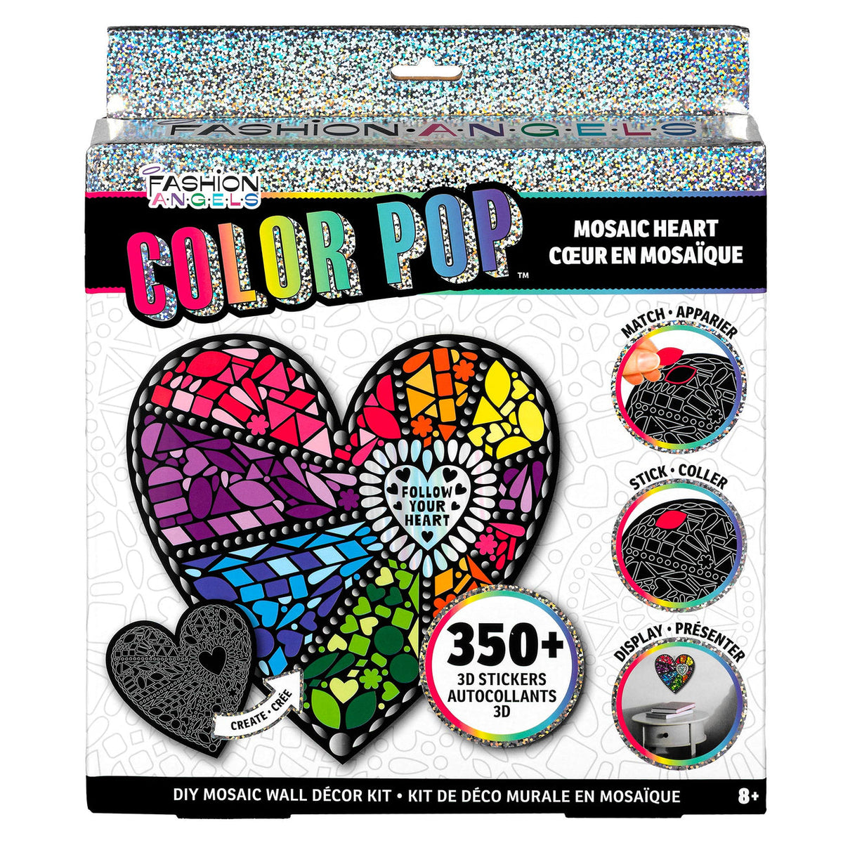 Color Pop Mosaic Heart