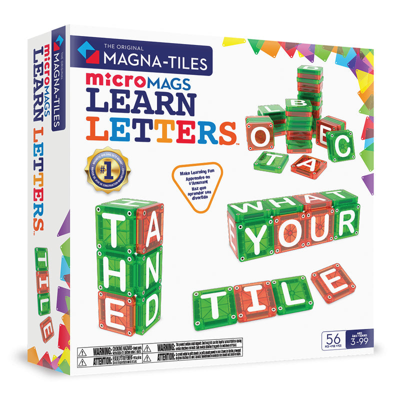 Magna Tiles Micro Mags Learn Letters
